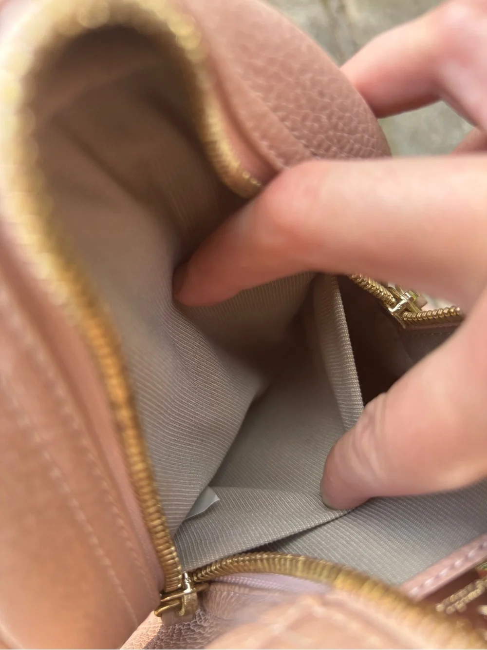 Furla Pebbled Leather Mini Backpack